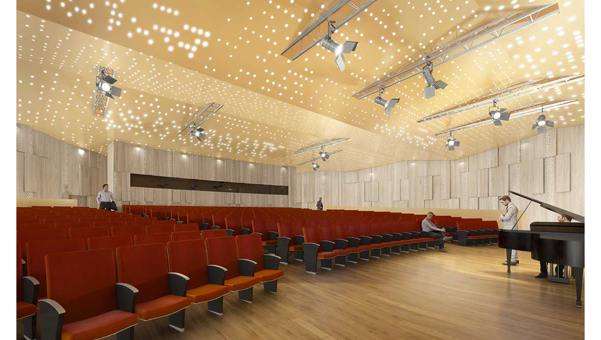 Illustration salle de concert